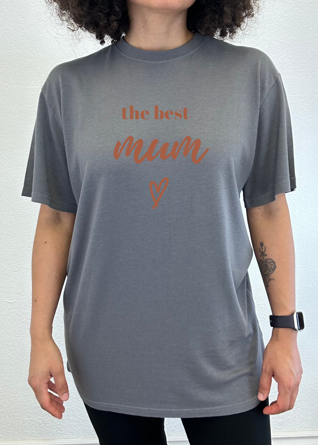 The Best Mum Unisex Bamboo Viscose & Organic Cotton Graphic T-Shirt — Soft & Breathable | 15 Colors, S–XXL