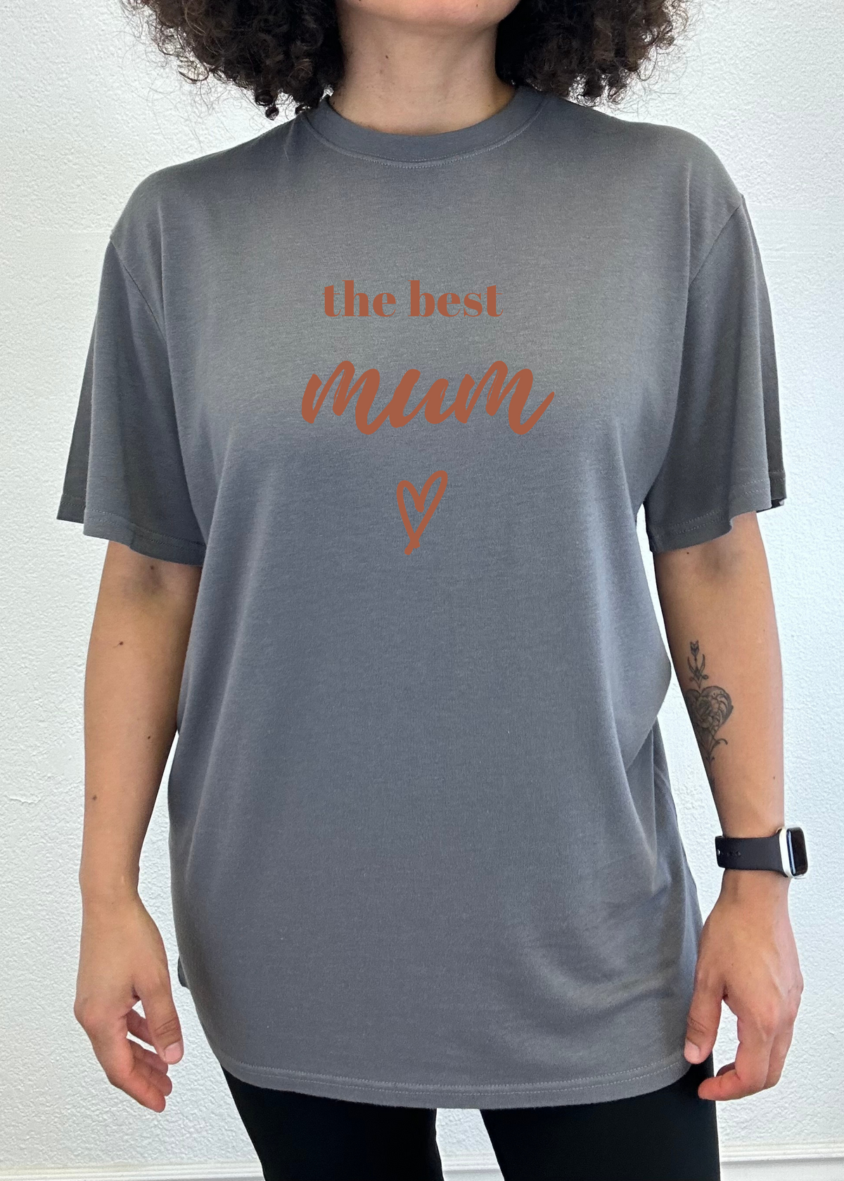 The Best Mum Unisex Bamboo Viscose & Organic Cotton Graphic T-Shirt — Soft & Breathable | 15 Colors, S–XXL