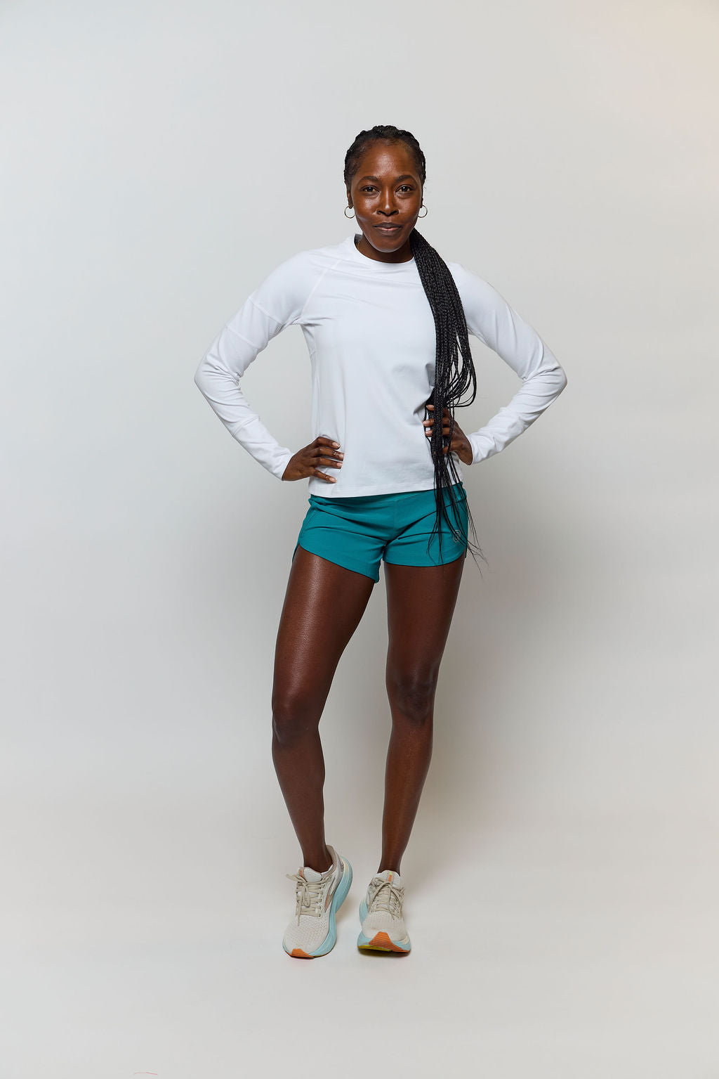 Foudy 2.0 Women's Long Sleeve Athletic Top — Moisture-Wicking Training Shirt with Thumb Loops | 4 Colors, XS–XXL