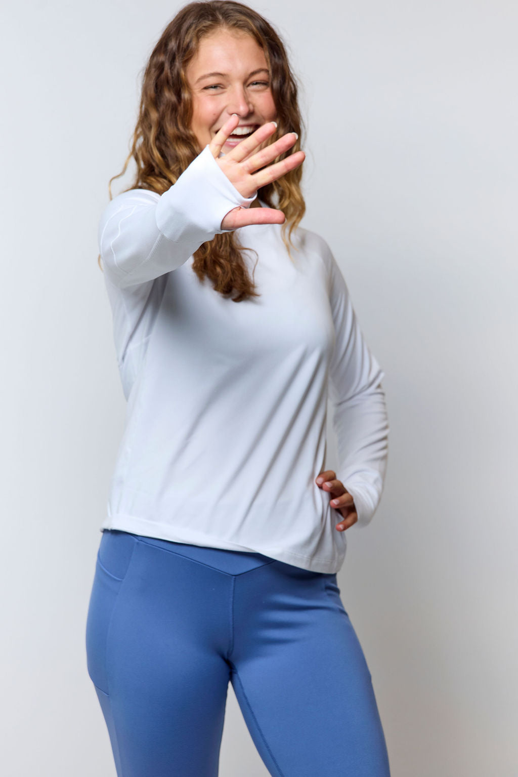 Foudy 2.0 Women's Long Sleeve Athletic Top — Moisture-Wicking Training Shirt with Thumb Loops | 4 Colors, XS–XXL