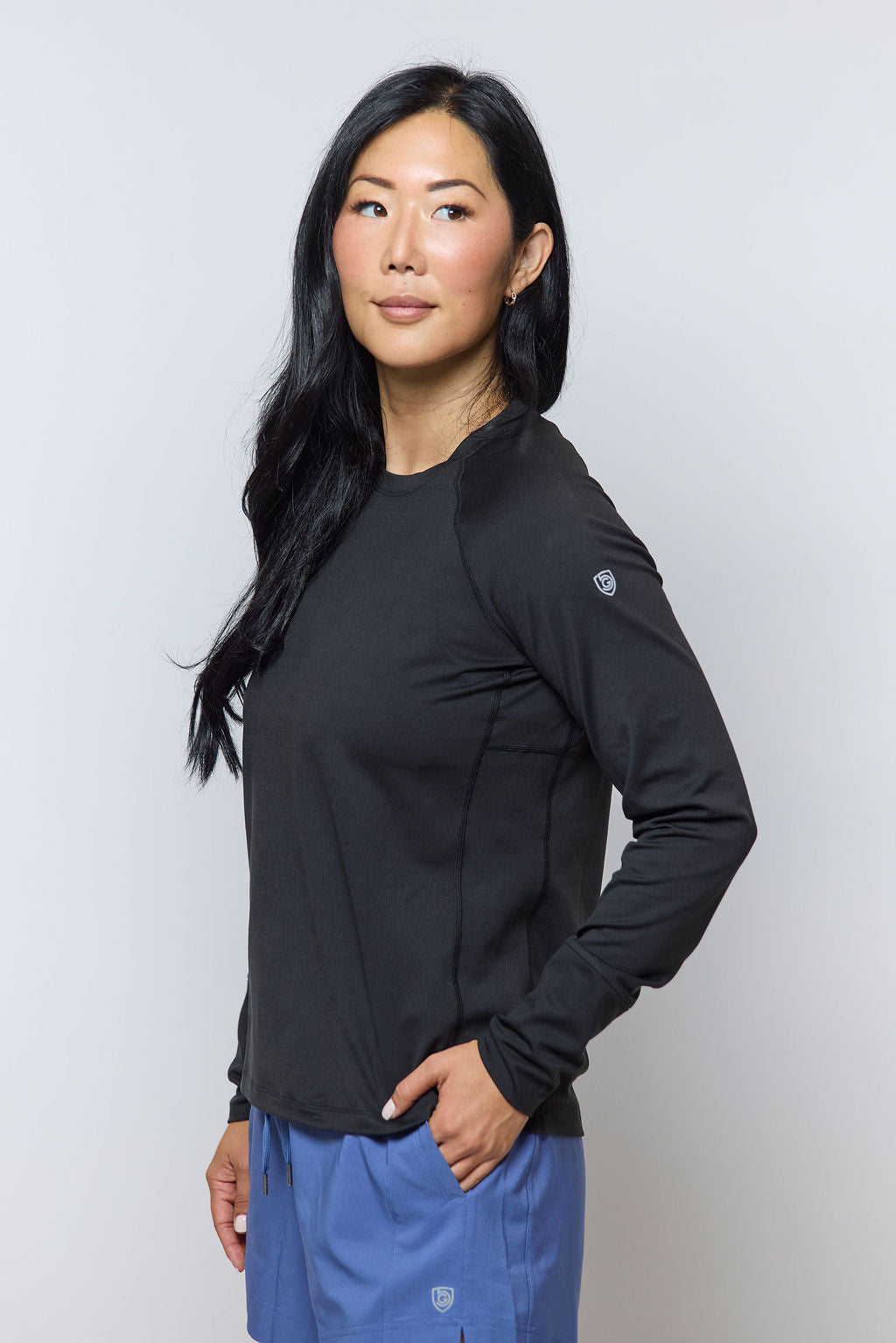 Foudy 2.0 Women's Long Sleeve Athletic Top — Moisture-Wicking Training Shirt with Thumb Loops | 4 Colors, XS–XXL