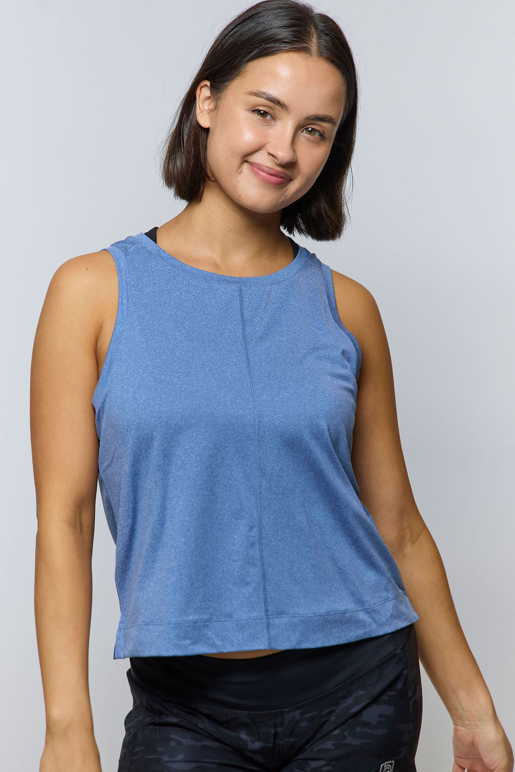 Boxy Crop Tank — Women's Sweat-Wicking Athletic Crop Top | 3 Colors, XS–XXL