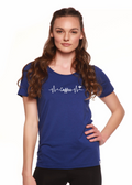 Heartbeat Coffee Women's Bamboo Viscose & Organic Cotton Scoop Neck T-Shirt — Soft & Breathable | 4 Colors, S–XXL