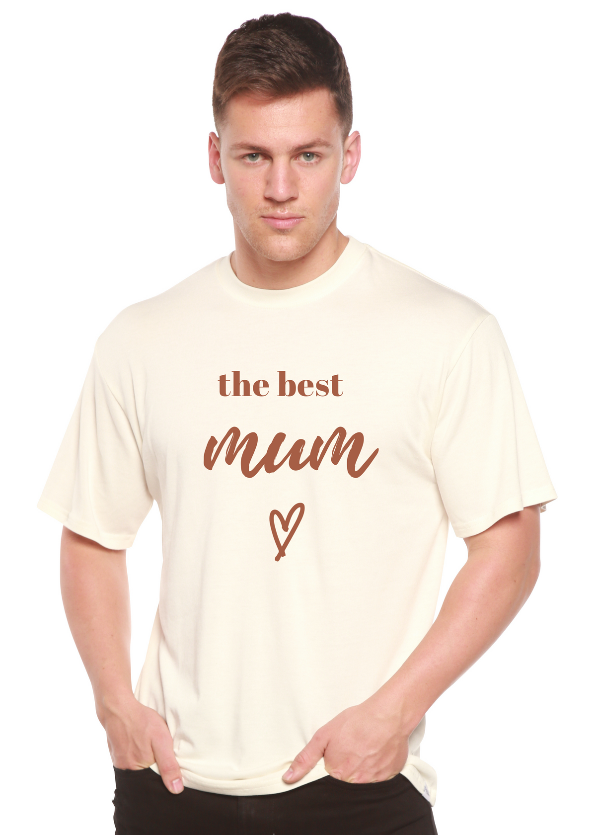 The Best Mum Unisex Bamboo Viscose & Organic Cotton Graphic T-Shirt — Soft & Breathable | 15 Colors, S–XXL