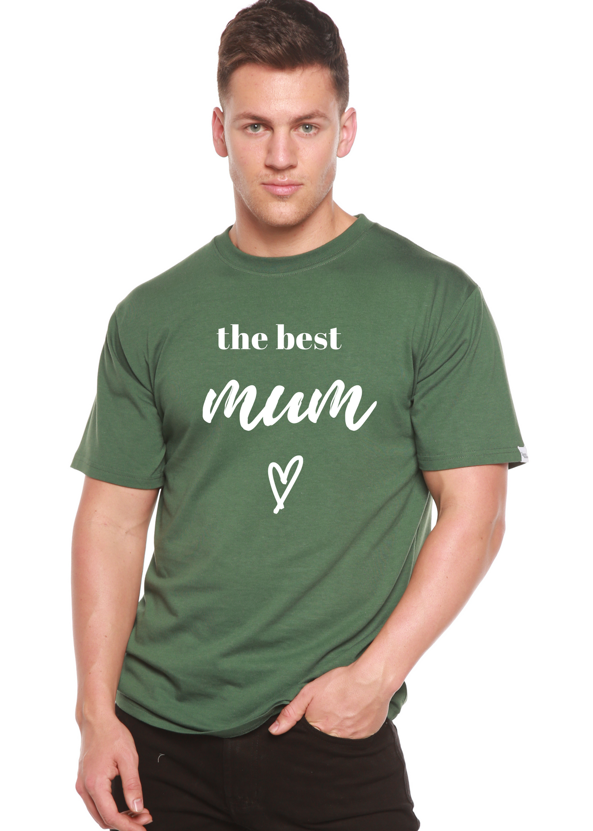 The Best Mum Unisex Bamboo Viscose & Organic Cotton Graphic T-Shirt — Soft & Breathable | 15 Colors, S–XXL