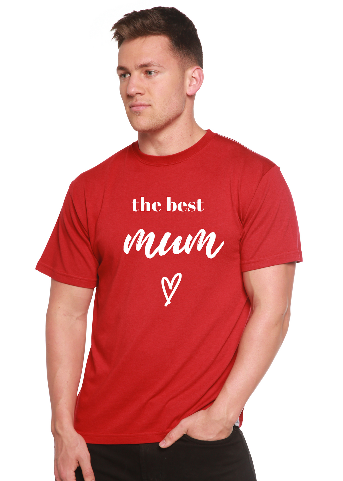 The Best Mum Unisex Bamboo Viscose & Organic Cotton Graphic T-Shirt — Soft & Breathable | 15 Colors, S–XXL