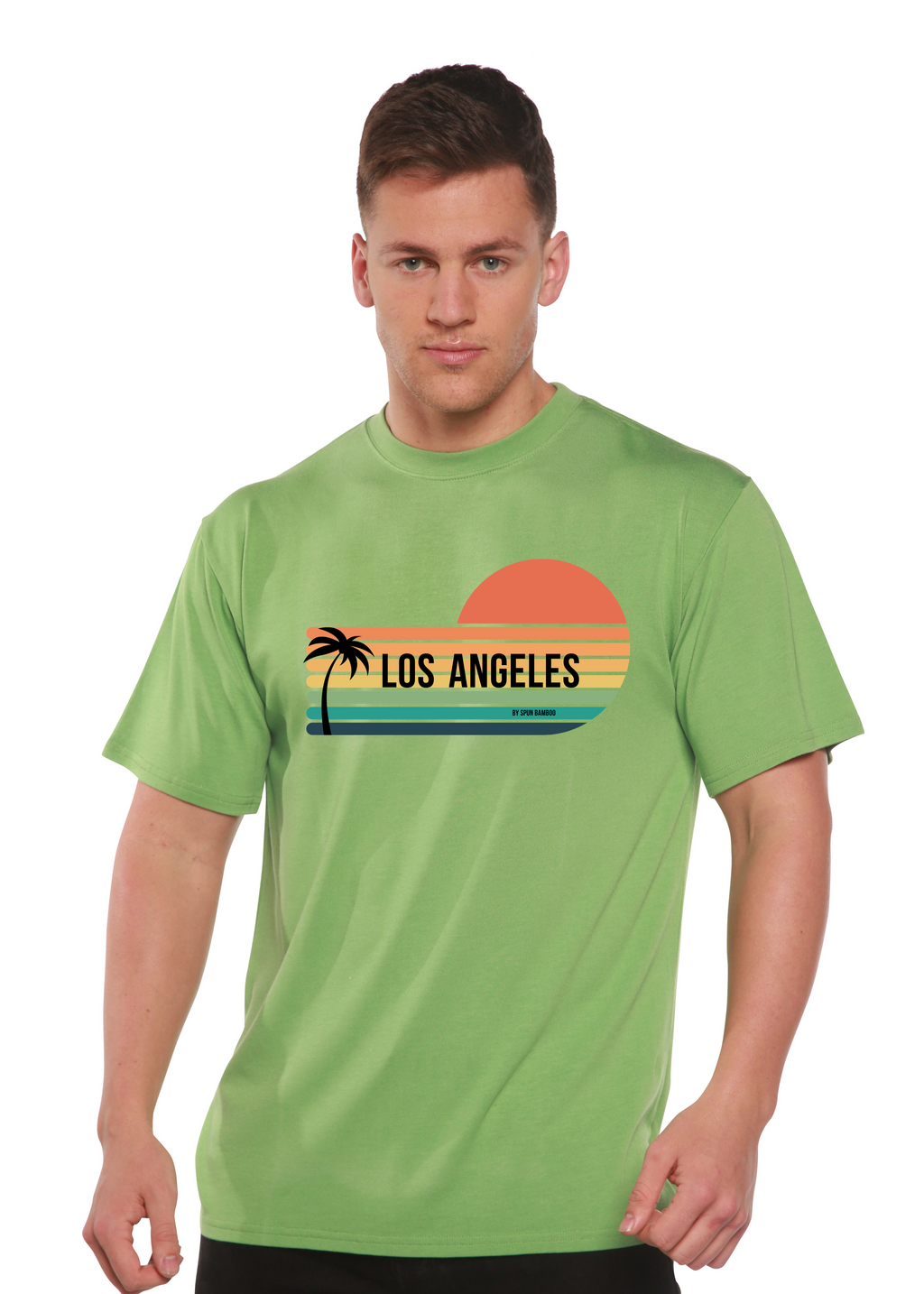 Los Angeles Unisex Bamboo Viscose & Organic Cotton T-Shirt — Soft, Breathable Graphic Tee | 15 Colors, S–XXL