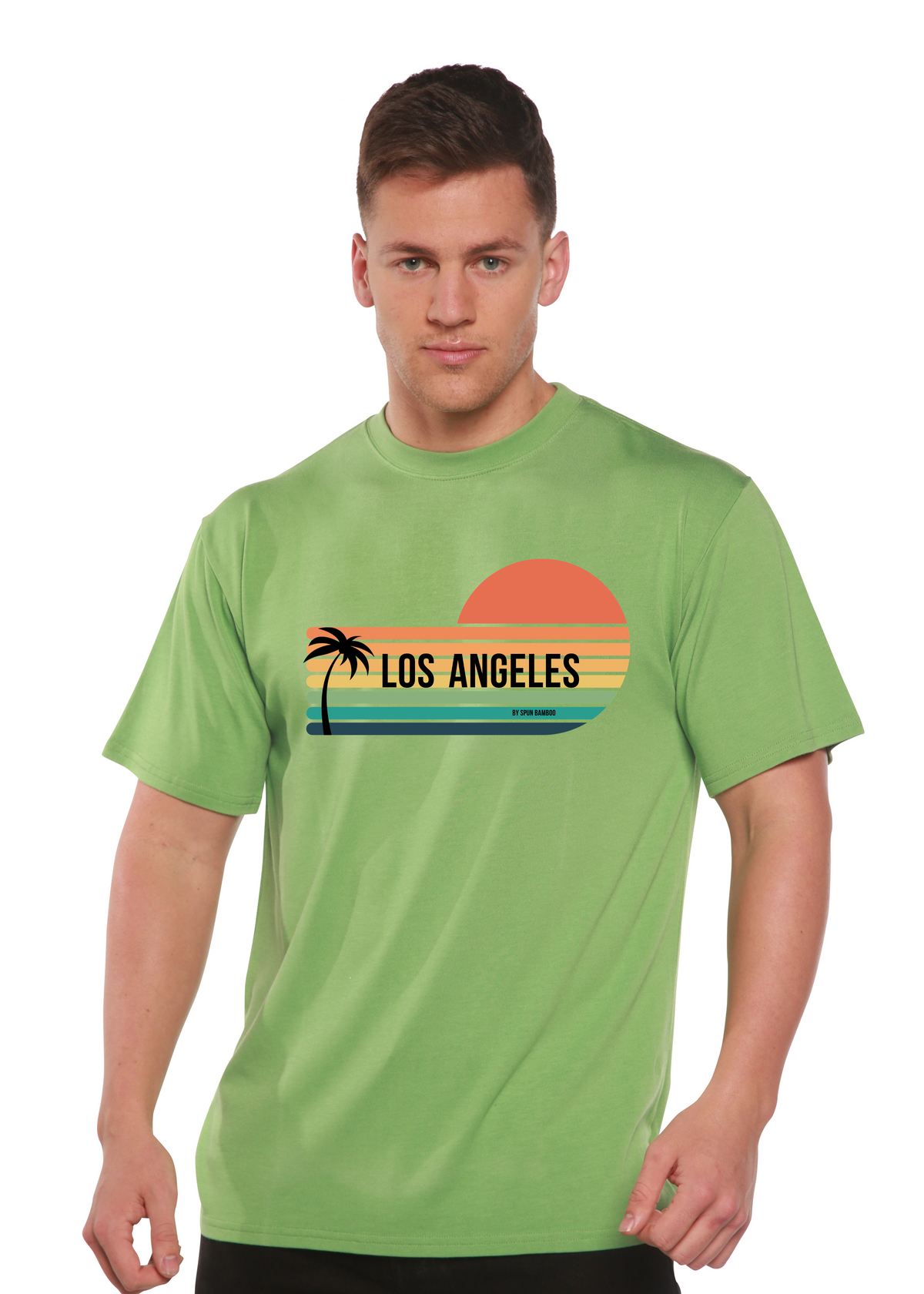 Los Angeles Unisex Bamboo Viscose & Organic Cotton T-Shirt — Soft, Breathable Graphic Tee | 15 Colors, S–XXL