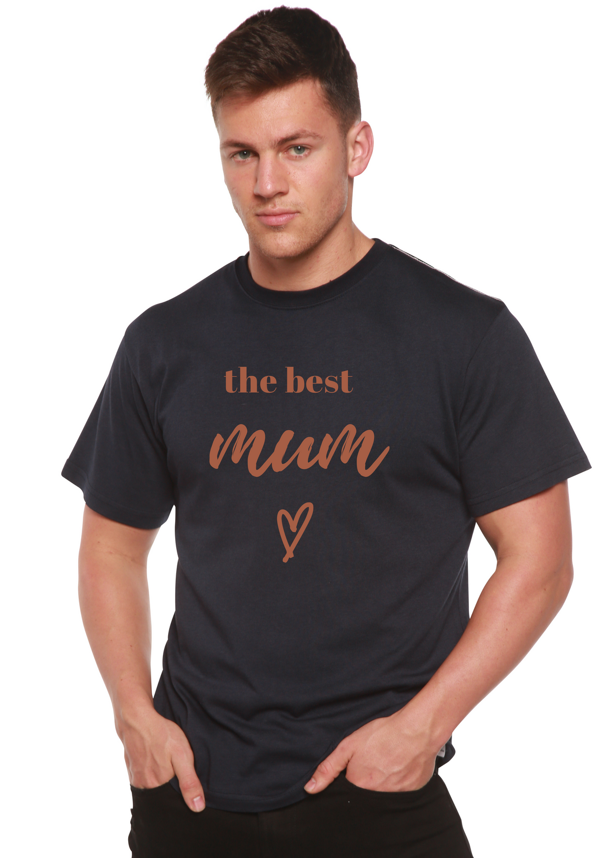 The Best Mum Unisex Bamboo Viscose & Organic Cotton Graphic T-Shirt — Soft & Breathable | 15 Colors, S–XXL