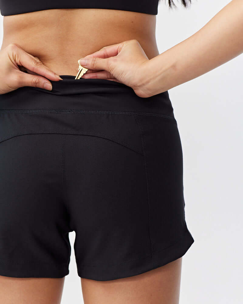 Excel Women's Workout Shorts — Ultra-Stretchy Athletic Shorts with Pocket & Drawcord | 12 Colors, XS–XXL