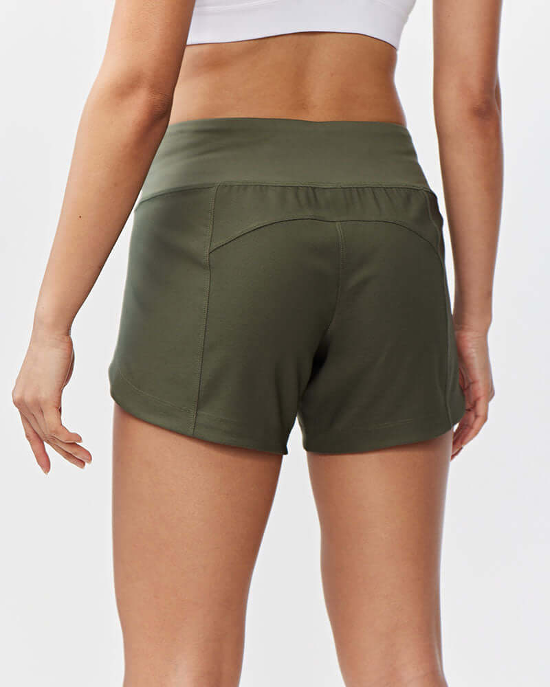 Excel Women's Workout Shorts — Ultra-Stretchy Athletic Shorts with Pocket & Drawcord | 12 Colors, XS–XXL
