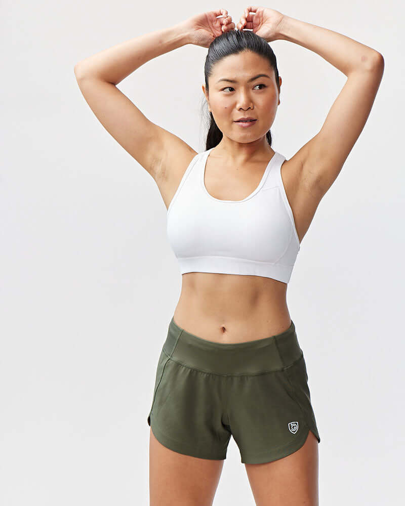 Excel Women's Workout Shorts — Ultra-Stretchy Athletic Shorts with Pocket & Drawcord | 12 Colors, XS–XXL