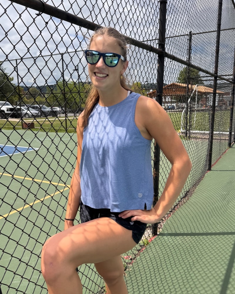 Boxy Crop Tank — Women's Sweat-Wicking Athletic Crop Top | 3 Colors, XS–XXL