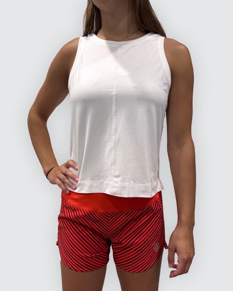 Boxy Crop Tank — Women's Sweat-Wicking Athletic Crop Top | 3 Colors, XS–XXL