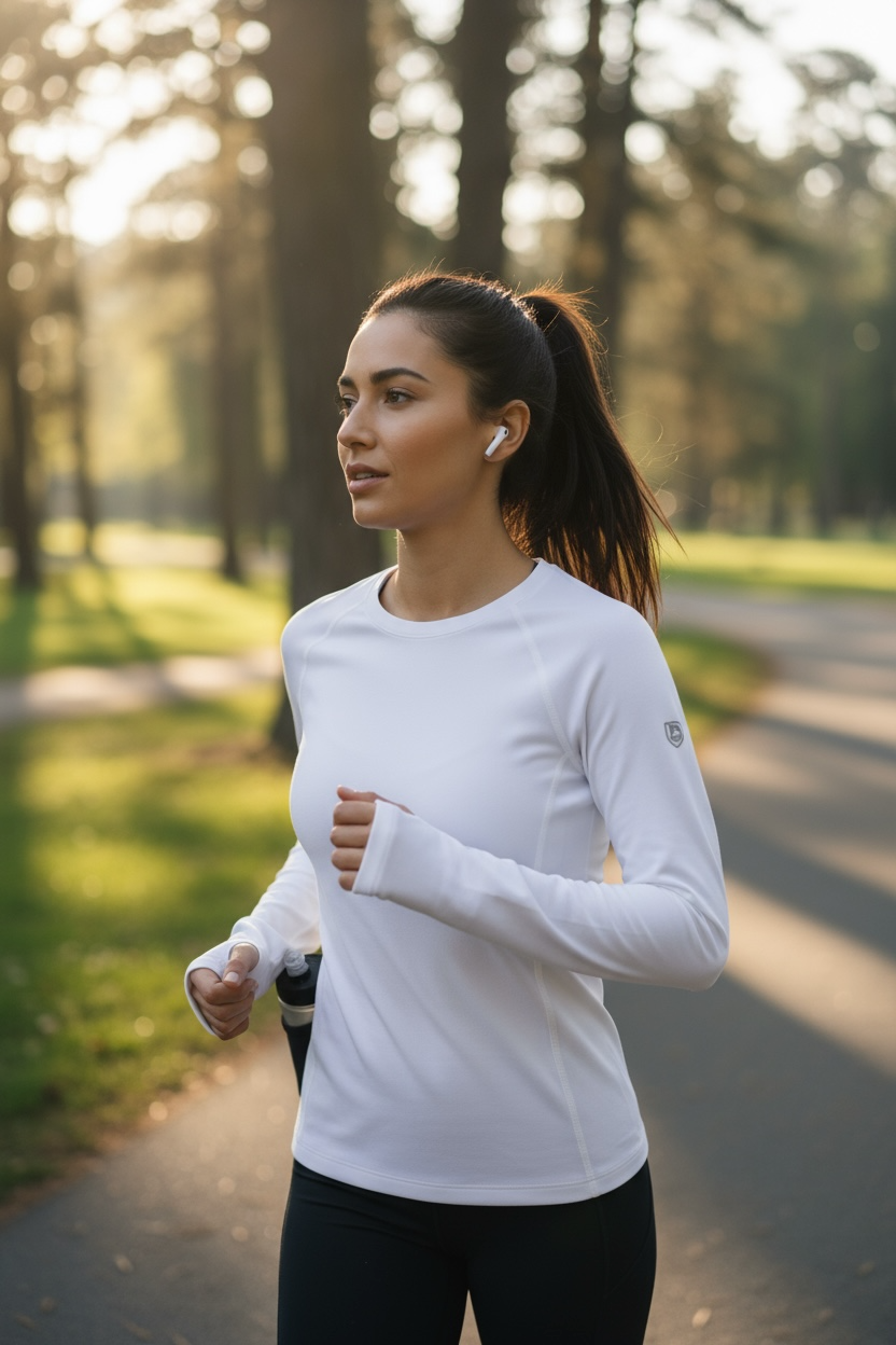 Foudy 2.0 Women's Long Sleeve Athletic Top — Moisture-Wicking Training Shirt with Thumb Loops | 4 Colors, XS–XXL