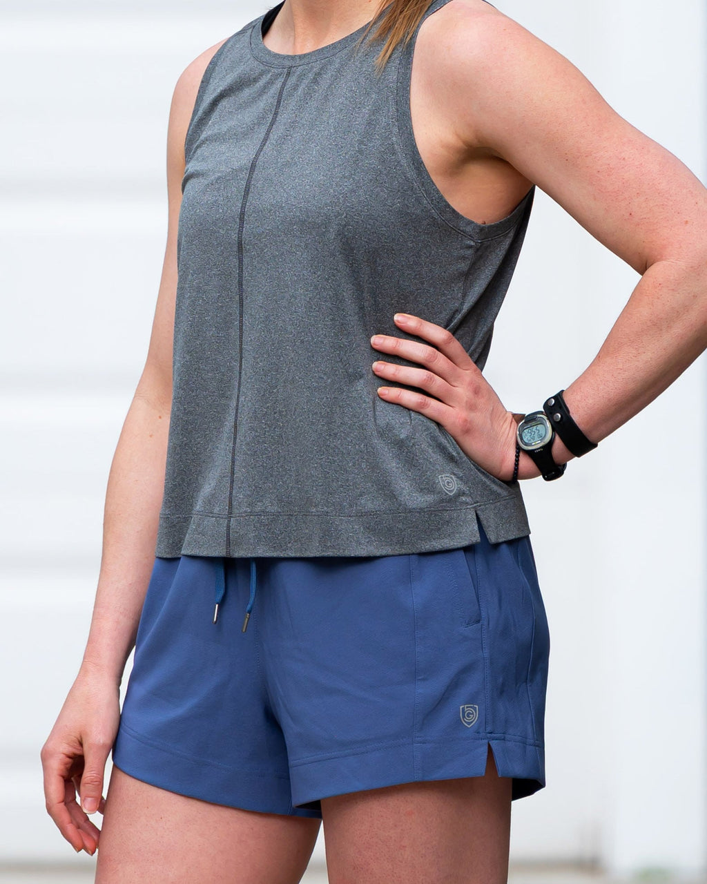 Boxy Crop Tank — Women's Sweat-Wicking Athletic Crop Top | 3 Colors, XS–XXL
