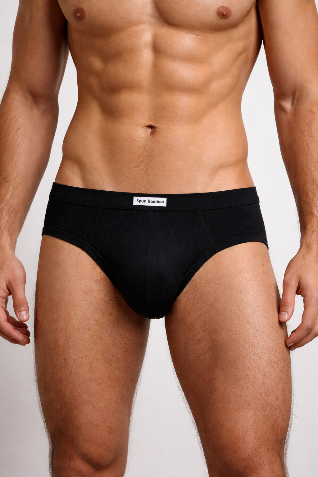 Men's Bamboo Viscose Briefs — Soft, Breathable & Tag-Free Underwear | Black & White | Single or 3-Pack | S–XXL