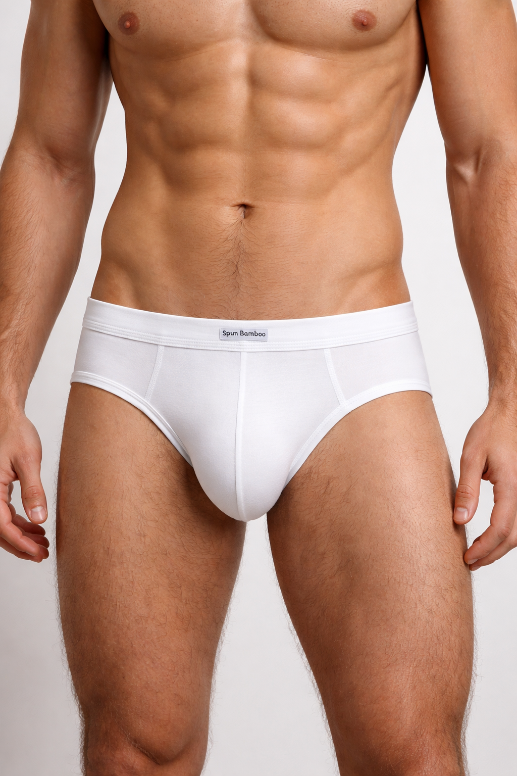 Men's Bamboo Viscose Briefs — Soft, Breathable & Tag-Free Underwear | Black & White | Single or 3-Pack | S–XXL